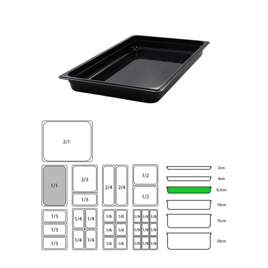 ΔΟΧΕΙΟ PC GN1/1-6,5hcm