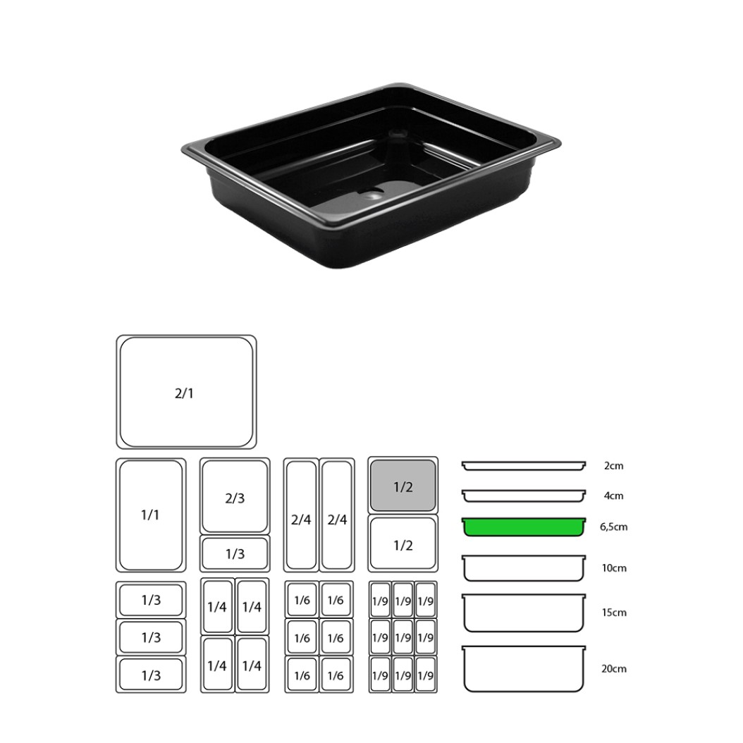ΔΟΧΕΙΟ PC GN1/2-6,5hcm ΔΟΧΕΙΟ PC GN1/2-6,5hcm