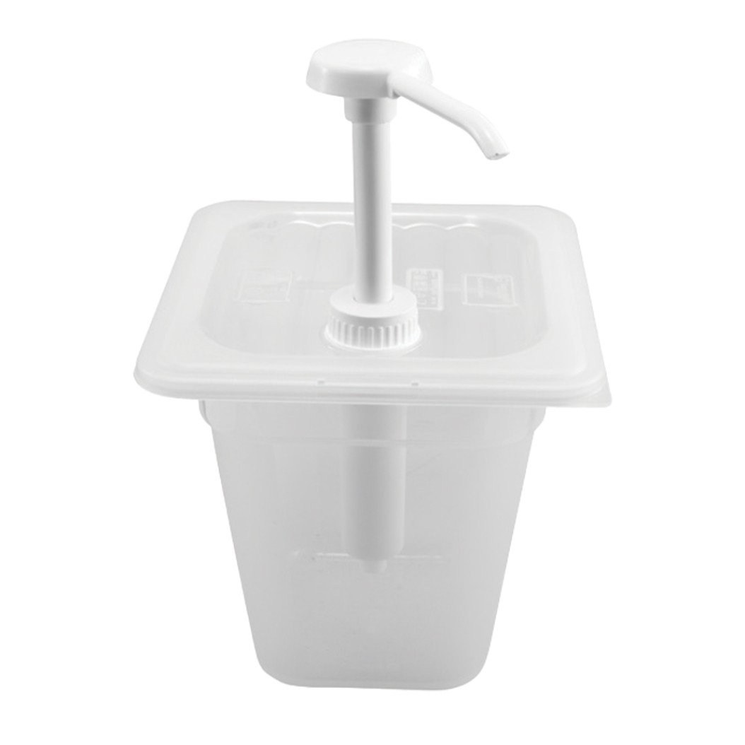 ΔΟΧΕΙΟ PP GN1/6-20cm ΜΕ ΤΡΥΠΑ ΓΙΑ ΤΡΟΜΠΑ