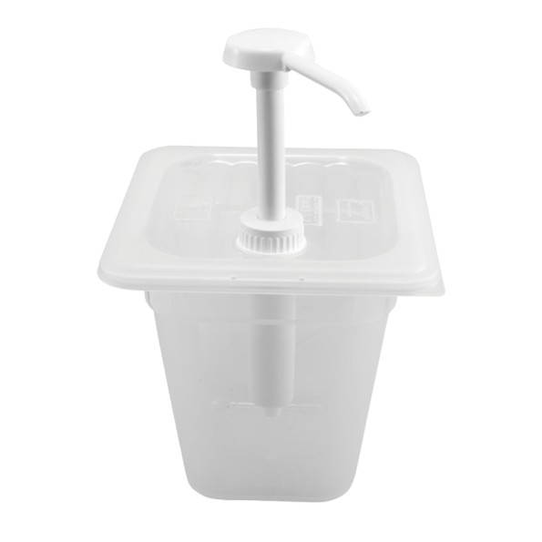 ΔΟΧΕΙΟ PP GN1/6-20cm ΜΕ ΤΡΥΠΑ ΓΙΑ ΤΡΟΜΠΑ