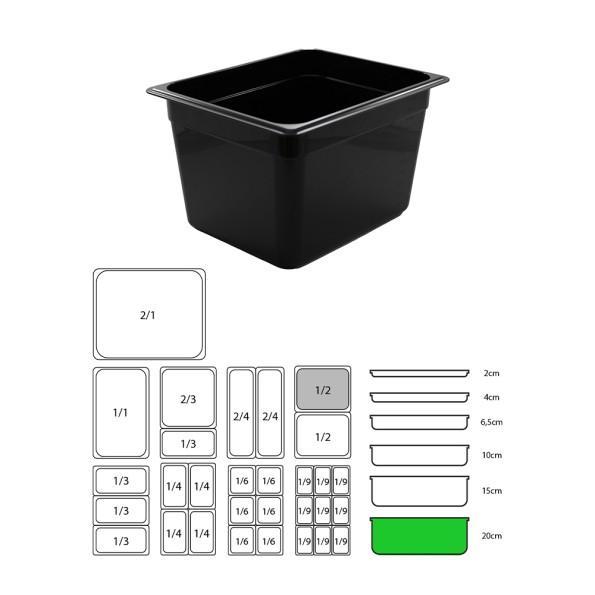 ΔΟΧΕΙΟ PC GN1/2-20hcm