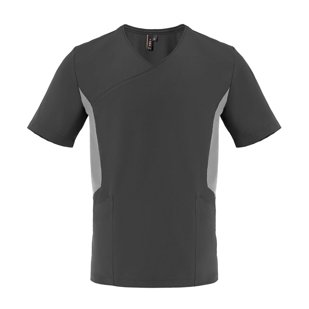 ΜΠΛΟΥΖΑ UNISEX GUSTO ΜΑΥΡΟ-ΓΚΡΙ XL