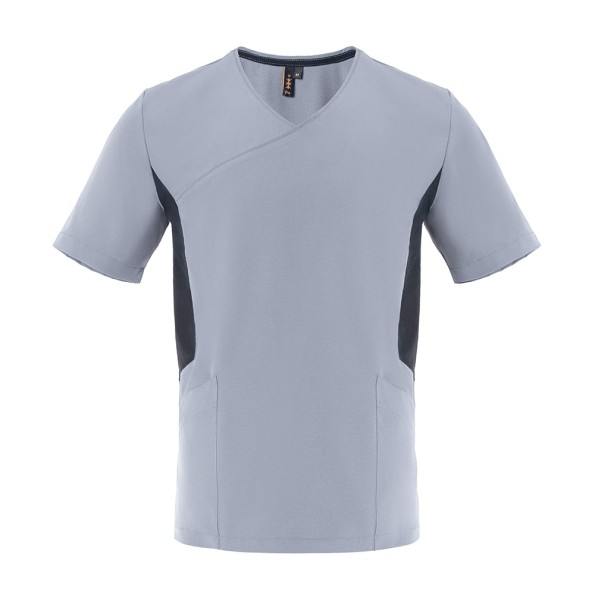 ΜΠΛΟΥΖΑ UNISEX GUSTO ΓΚΡΙ-ΜΑΥΡΟ LARGE
