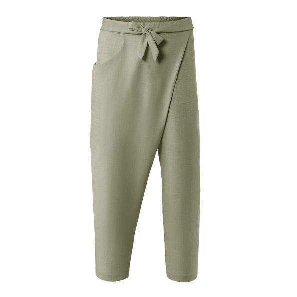 ΑΣΥΜΜΕΤΡΗ ΠΑΝΤΕΛΟΝΑ UNISEX HAREM OLIVE GREEN LARGE